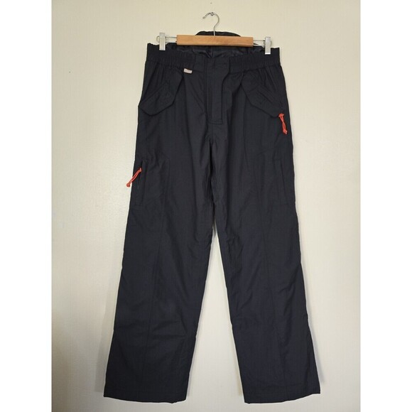 BURBERRY Black Snow Pants Size Large Skiing Ski Snowboarding Designer Men Womens - Picture 1 of 16